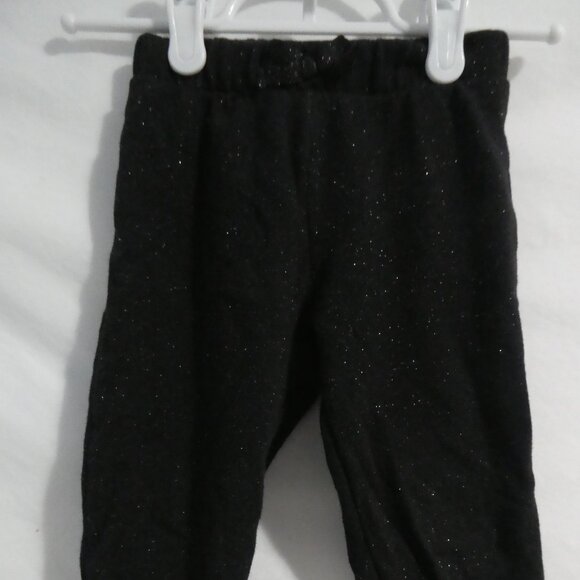 CHILDREN'S PLACE | 2T | Black Sweatpants With Shiny Fibers and Bow | NWOT - Picture 6 of 16